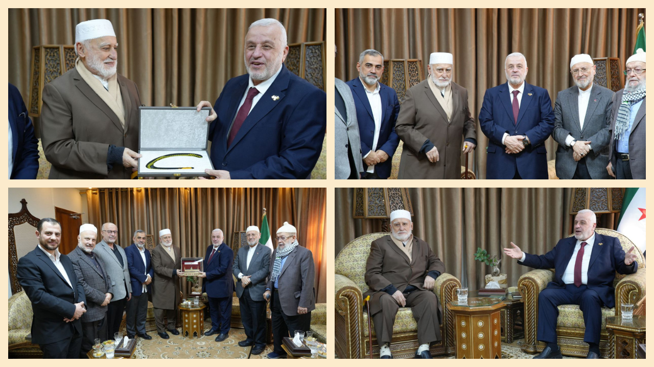 زيارة الشيخ عثمان نوري طوباش إلى الجمهورية العربية السورية