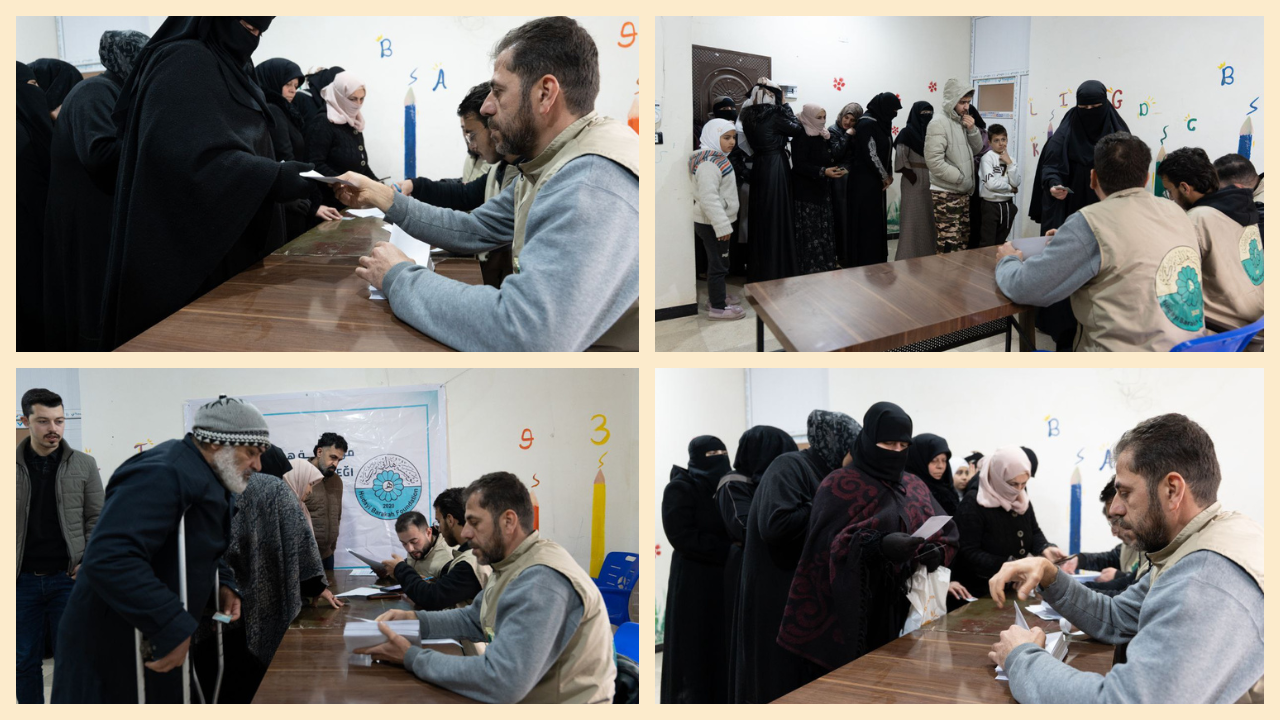 توزيع مبالغة مالية للأيتام في قرية ملهم...