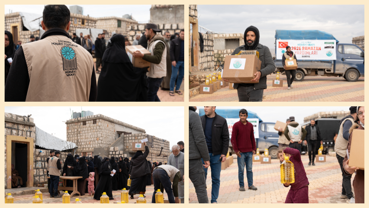 توزيع سلات عذائية ومساعدات...