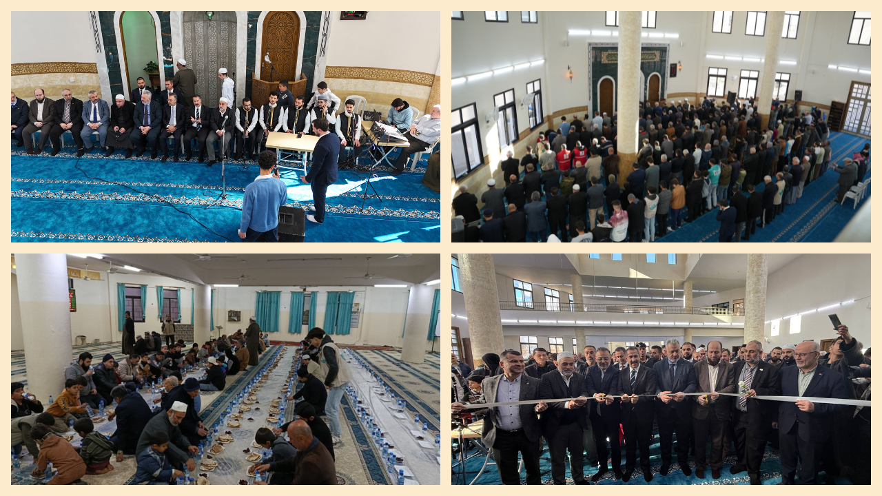 افتتاح مسجد عمر الفاروق بضاحية الشام...