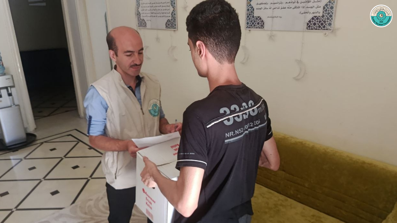 مساعدات عينية لأسر الدعم...